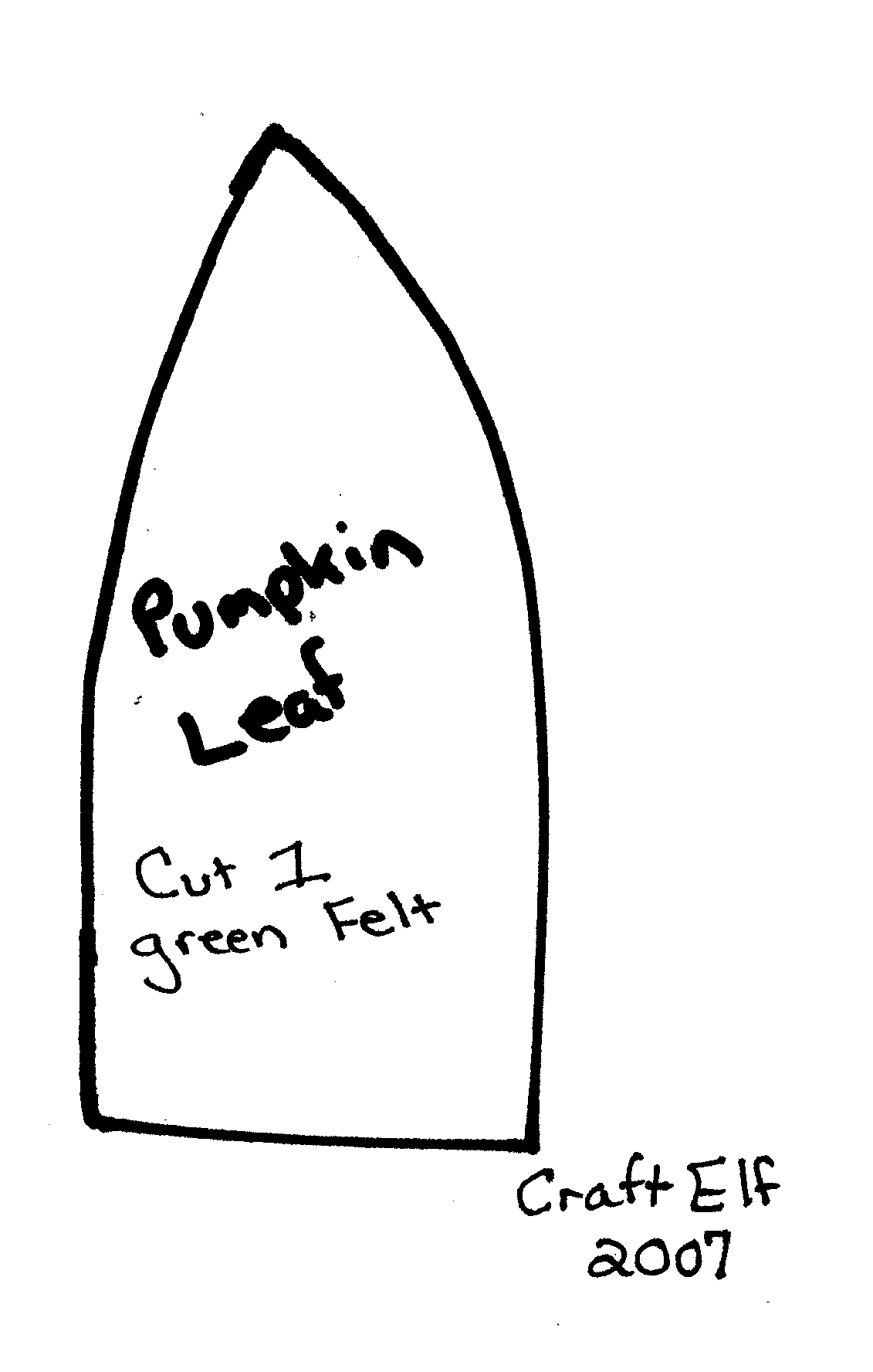 leaf template